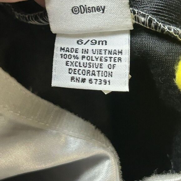 Disney Mickey Mouse Tuxedo Costume. 6-9 Months Disney Parks Vacation Full Body - Picture 5 of 7